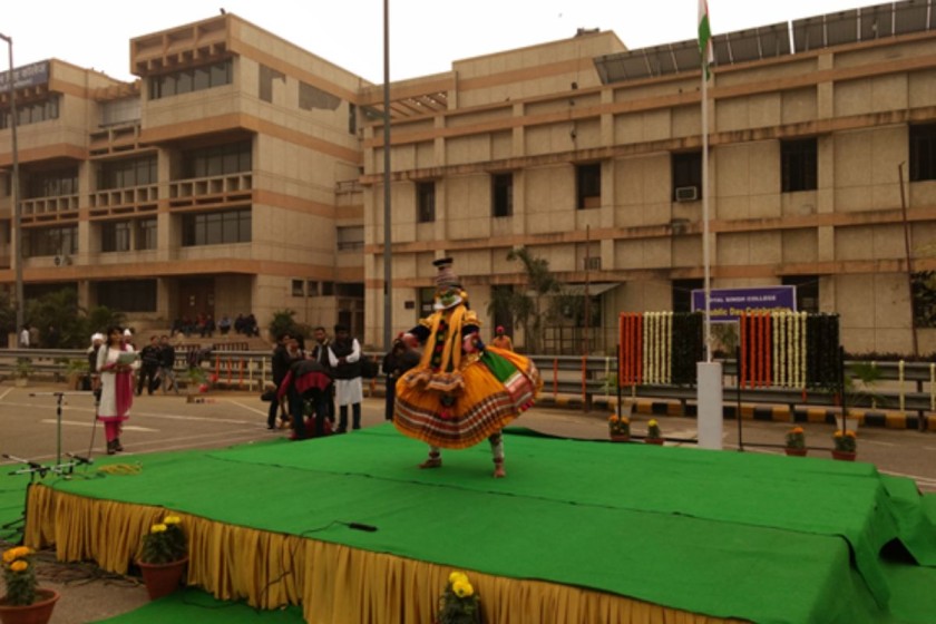 Stage performance at Dyal Singh evening College