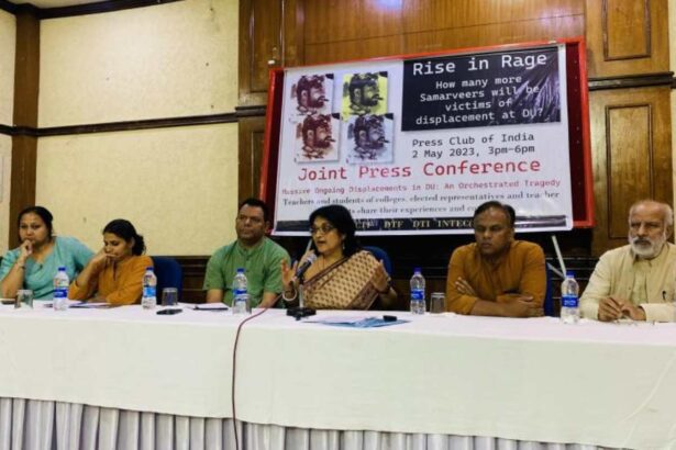 The displacement of ad hoc teachers at Delhi University has triggered widespread protests and calls for action.