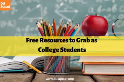 Free resources for college students
