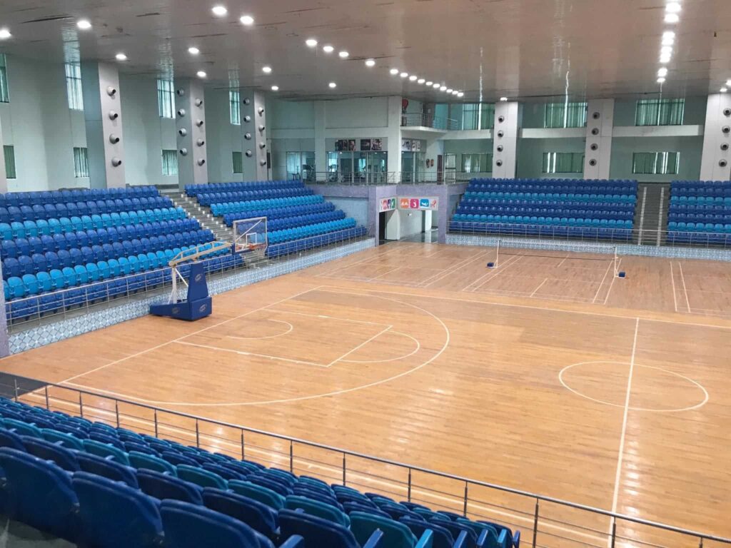 Indoor multipurpose sports stadium at the SRCC sports complex