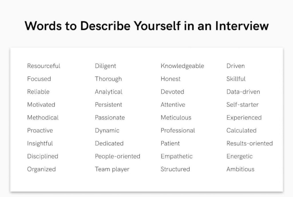 use soft skills while describing yourself in an internship interview