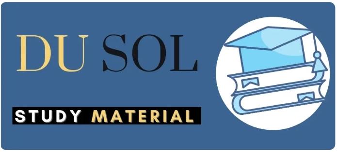study material can lower the difficulty level of DU SOL exams