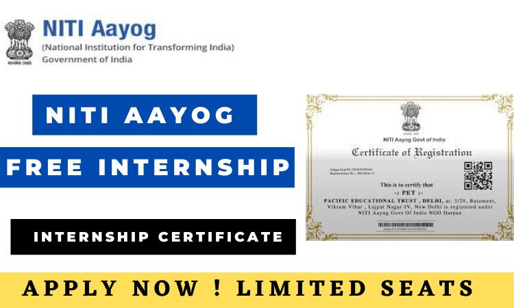 Government internship with Niti Aayog