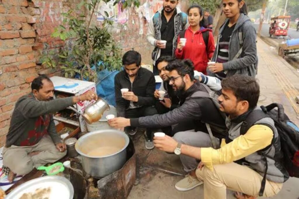 famous tea stall in north campus