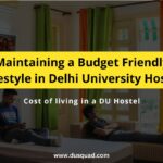 cost of living in a DU hostel