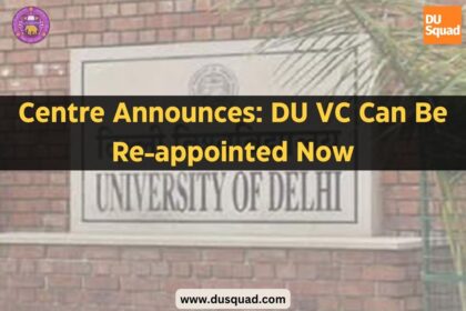 DU VC Can Be Re-appointed