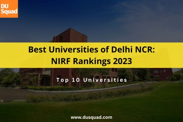 NIRF Rankings 2023: 10 Best Universities of Delhi NCR