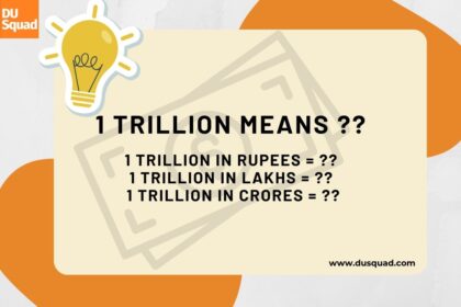1 Tillion Means in Rupees 