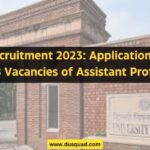 DU Recruitment 2023 ANDC