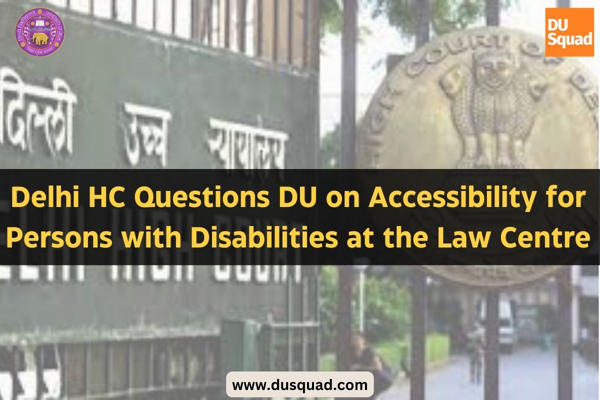 Delhi HC Questions DU