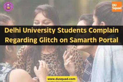 Glitch on Samarth Portal