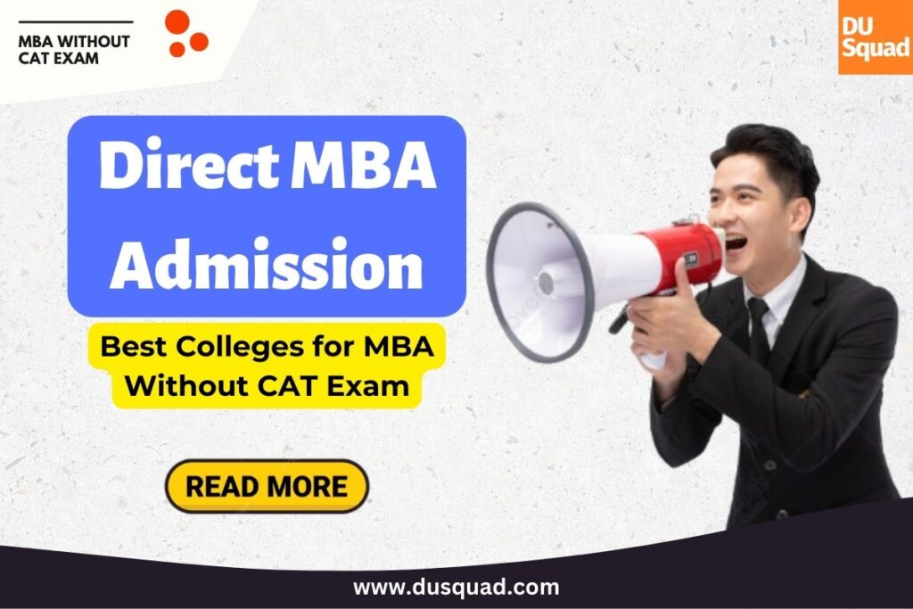 Best Colleges for MBA Without CAT Exam