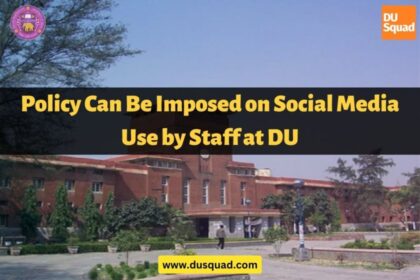 social media use by staff at DU
