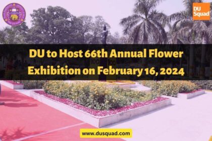 DU to Host 66th Annual Flower Exhibition in February