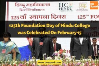 125th Foundation Day of Hindu College was Celebrated On February 15