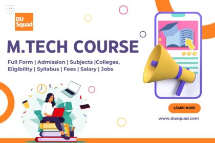 M.Tech Course