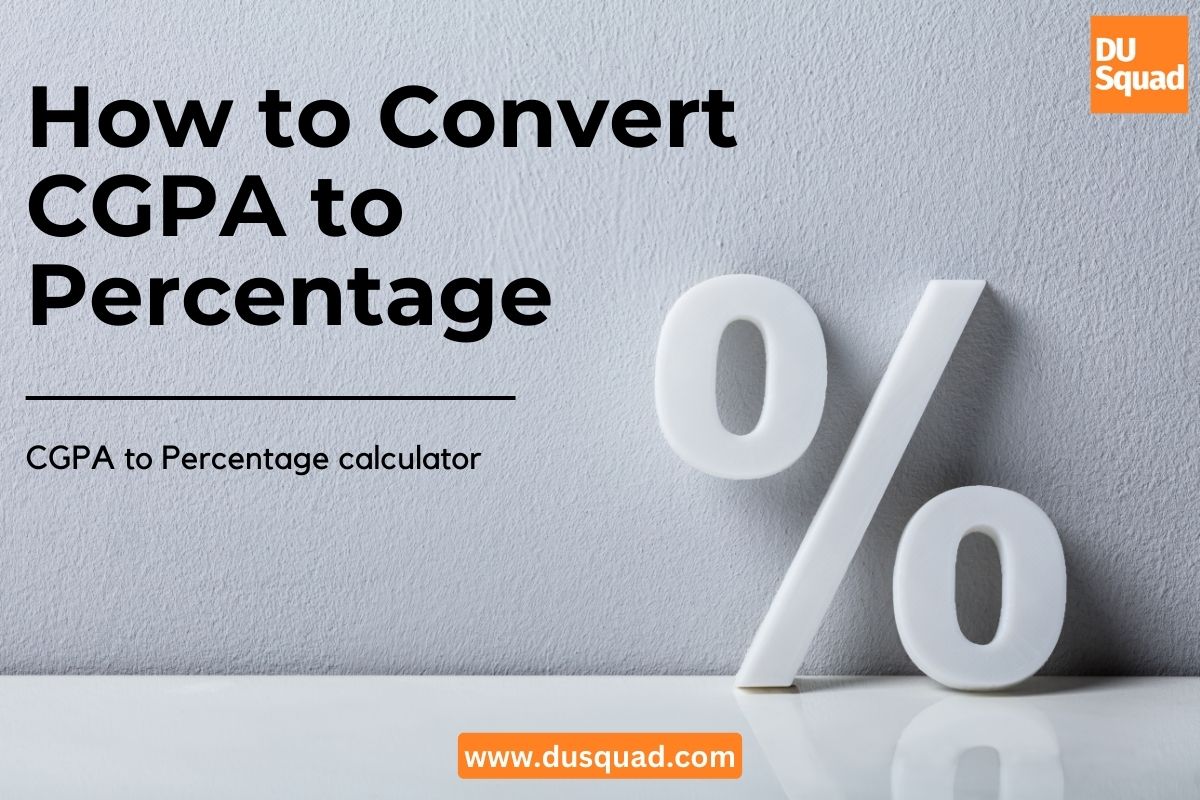 How to Convert CGPA to Percentage - CGPA Calculator