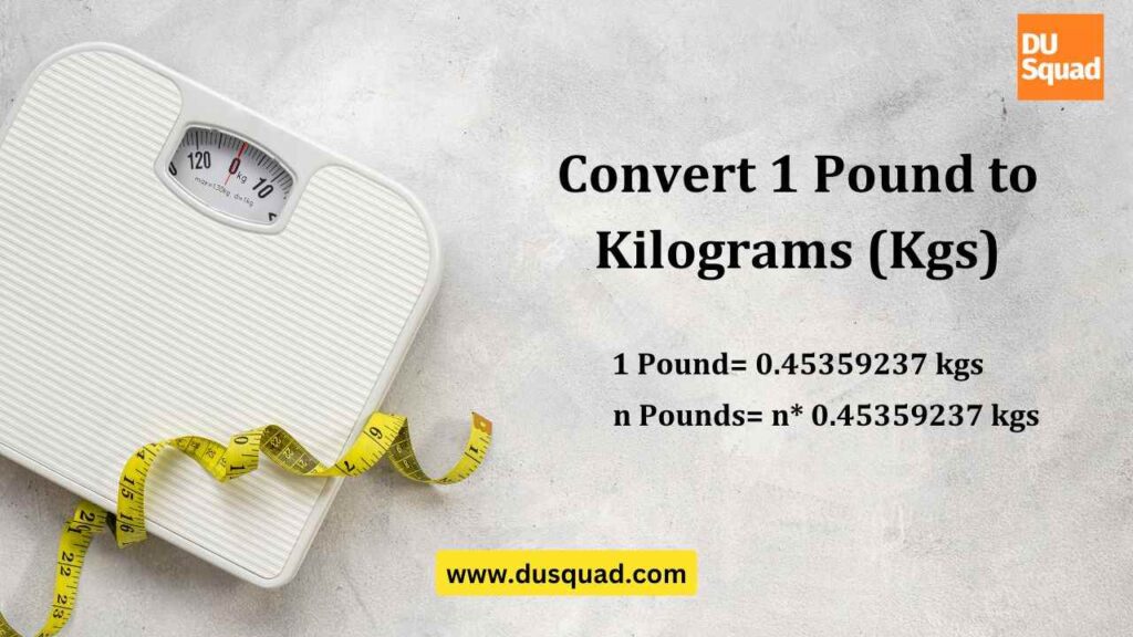 This is an image used to Convert Pounds to Kilograms(kgs) Convert Pounds to Kilograms(kgs)