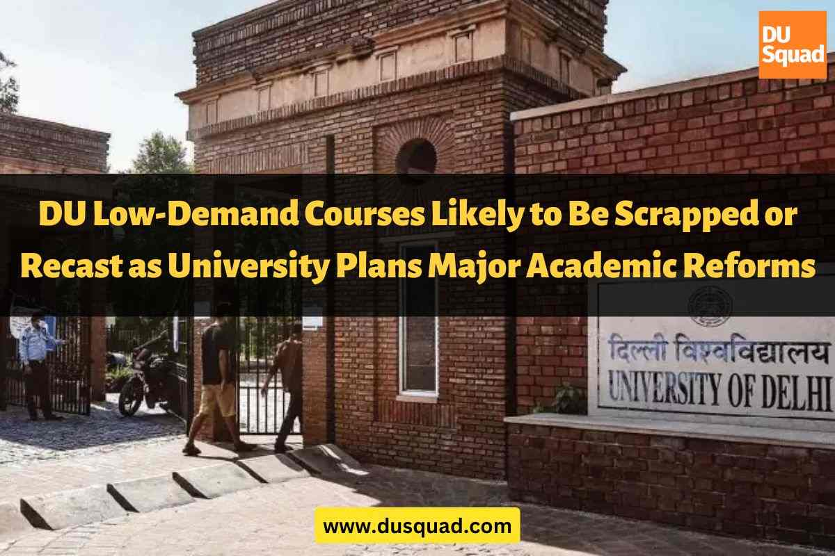 DU low-demand courses may be screpped